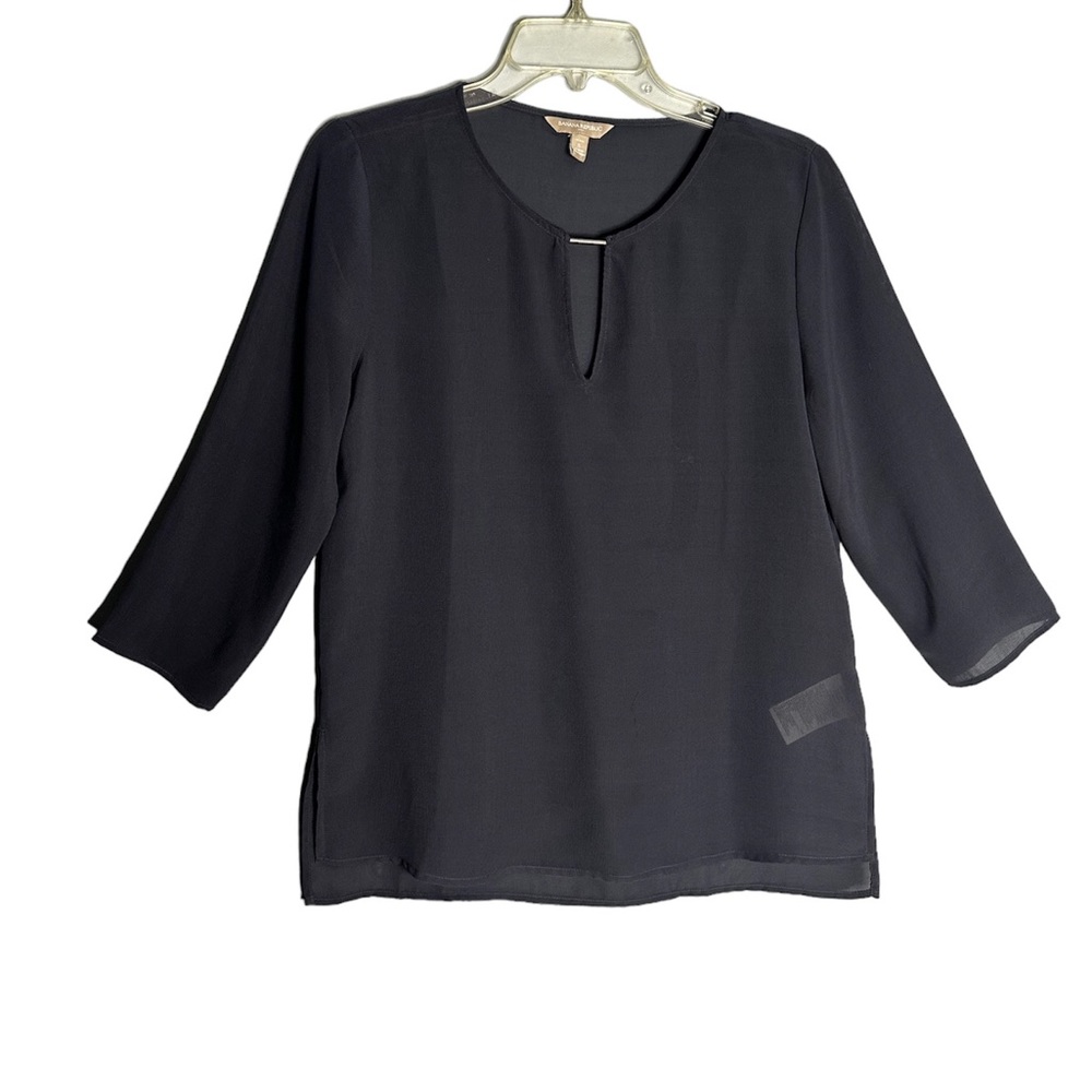 Banana republic women gray long sleeve top size S blouse